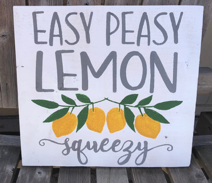 Lemon Wall Sign