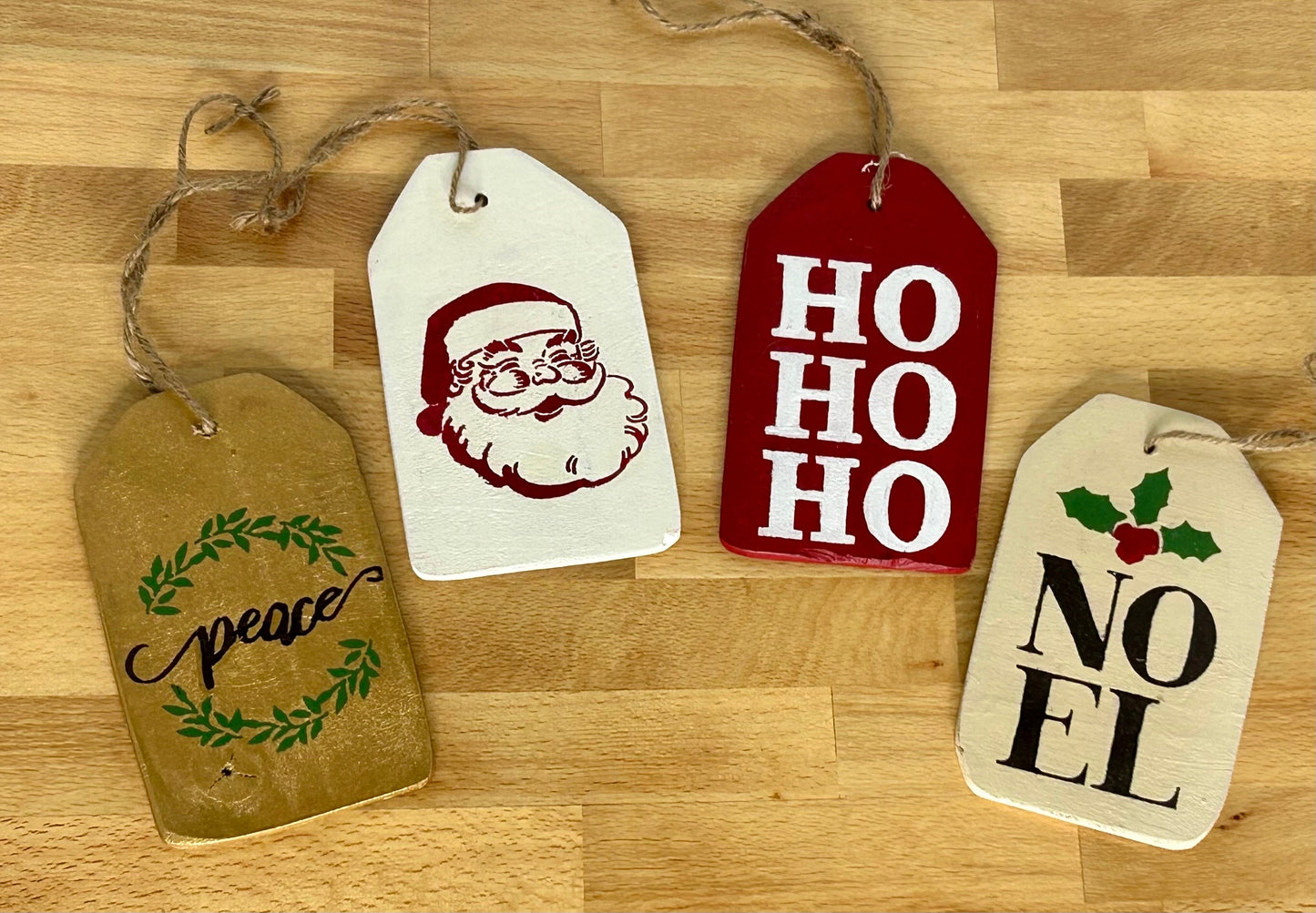 Christmas Wooden Gift Tags