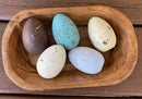 Painted Wooden Speckled Eggs