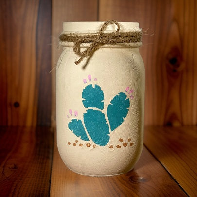 Cactus Mason Jars