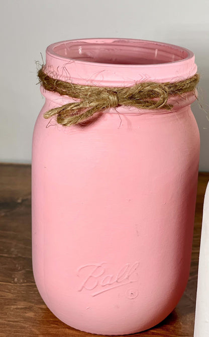 Valentine’s Day Mason Jars
