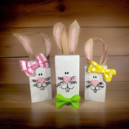 Bunny Wood Blocks