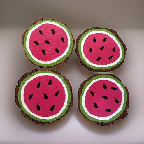 Watermelon Wooden Coasters