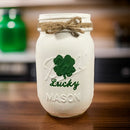 St. Patrick's Day Mason Jars