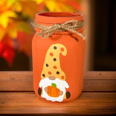 Gnome Fall Mason Jars