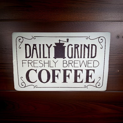 Coffee Farmhouse Wood Sign