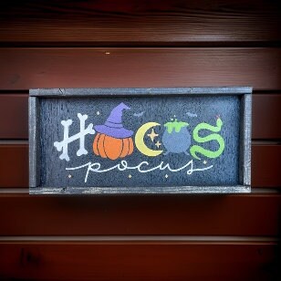 Hocus Pocus Halloween Farmhouse Sign