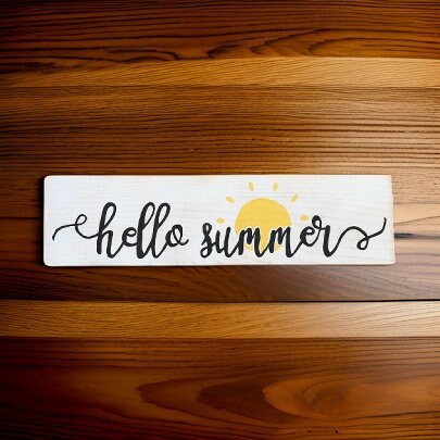 Hello Summer Wall Sign