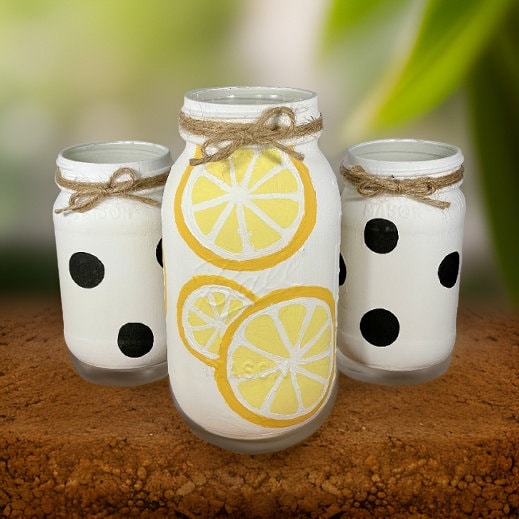 Lemon Mason Jars