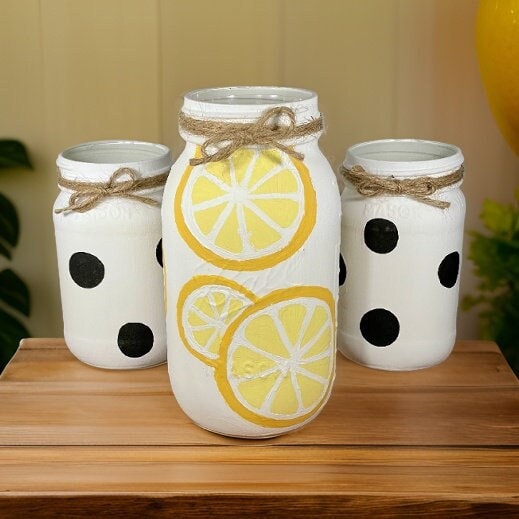 Lemon Mason Jars