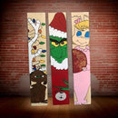 Christmas Grinch Sign Set