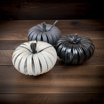 Farmhouse Mason Jar Ring Pumpkins