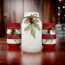 Christmas Candy Cane Mason Jars