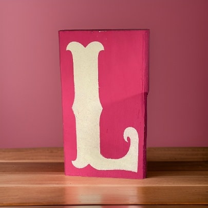 Love Valentine Wood Letter Blocks