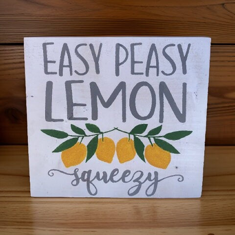 Lemon Wall Sign