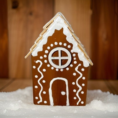 Gingerbread House Wood Blocks