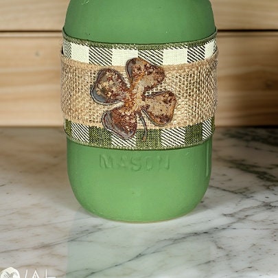 Irish Primitive Mason Jar