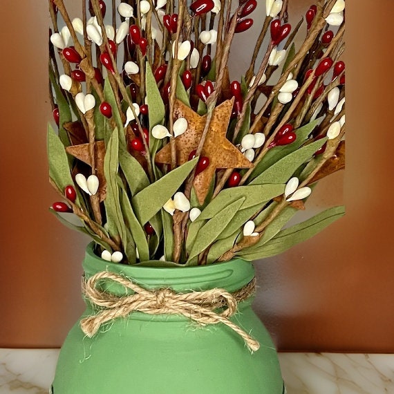 Irish Primitive Mason Jar