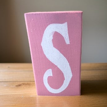 Spring Letter Wood Blocks