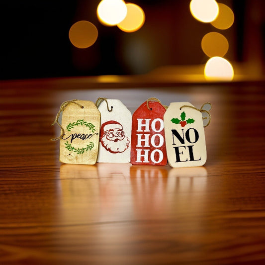 Christmas Wooden Gift Tags