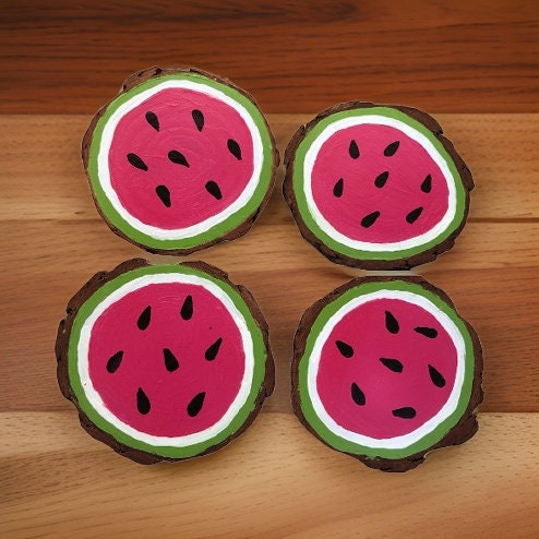 Watermelon Wooden Coasters