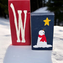 Winter Letter Wood Blocks