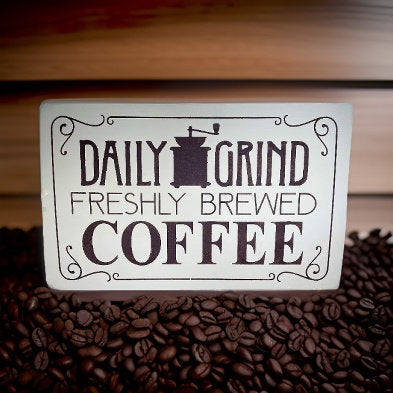 Coffee Farmhouse Wood Sign