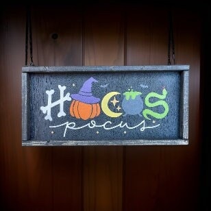 Hocus Pocus Halloween Farmhouse Sign