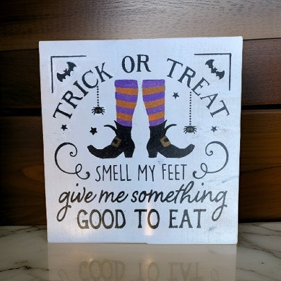 Trick or Treat Halloween Wall Sign