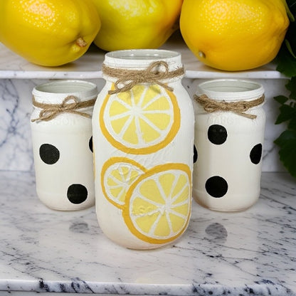 Lemon Mason Jars
