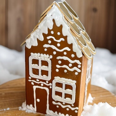 Gingerbread House Wood Blocks